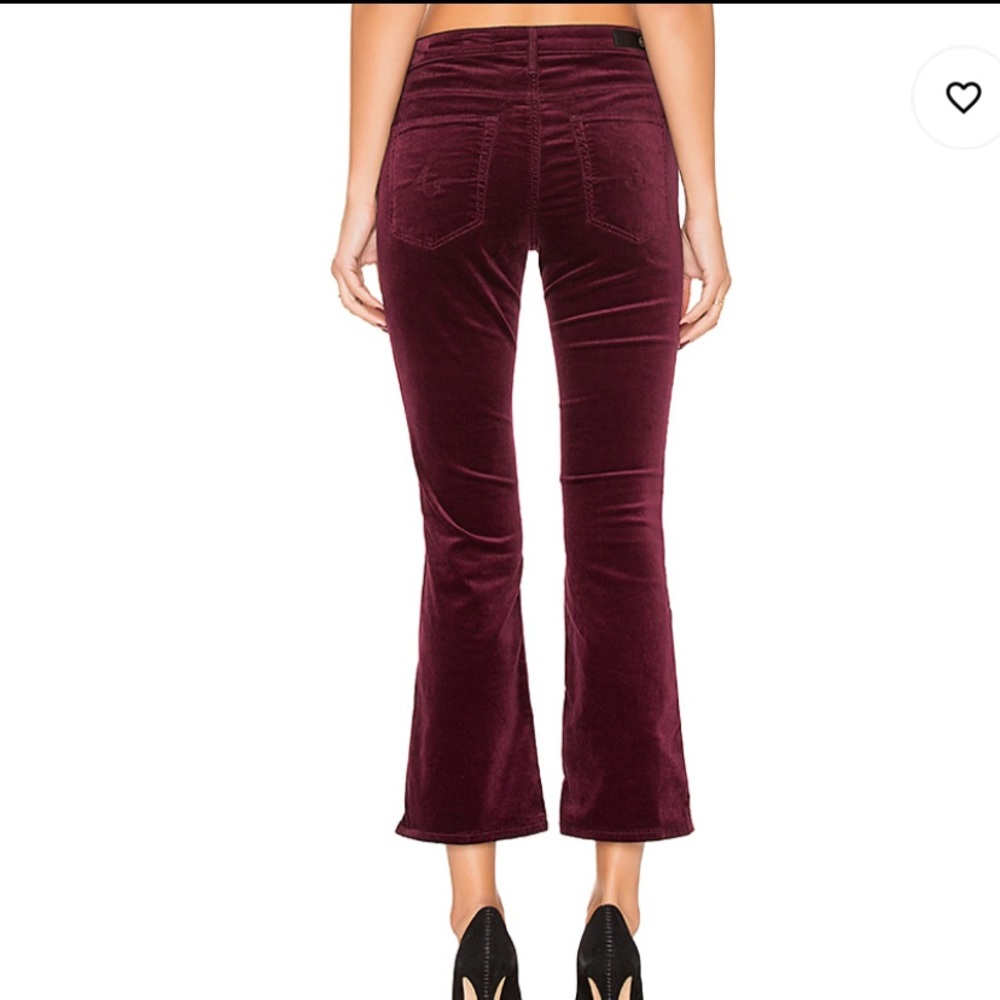 AG The Jodi velvet high rise crop jeans Sz 26 NWT - Picture 4 of 10